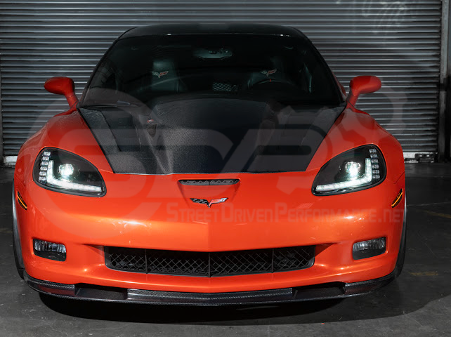 2005-2013 CHEVROLET CORVETTE C6 | C7 STYLE PROJECTOR LED SEQUENTIAL SIGNAL TURN HEADLIGHTS (PAIR)